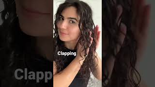 4 ways to scrunch out the crunch curlyhair sotc curlygirl curly curlyhairtutorial curl [upl. by Arriet]