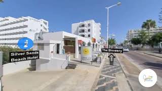 360 Full Tour Protaras Strip Fig Tree Bay Sunrise Beach August 2022 [upl. by Millisent797]