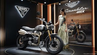 New Triumph Scrambler 400X Finally LAUNCHED [upl. by Madi709]