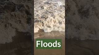 Floods  Rail fall  Floodings √π÷×¶∆\ River flooding Dam over flow  Shorts l Viral shorts [upl. by Drue]