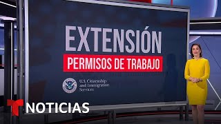 Estos son los beneficios de la extensión de permisos de trabajo a inmigrantes  Noticias Telemundo [upl. by Annoyt]