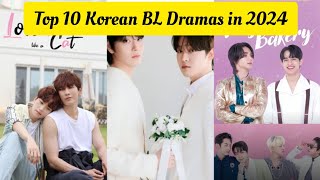 Top 10 Korean BL Dramas in 2024  ongoing  Dramovia [upl. by Westney]