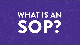 What is an SOP Standard Operating Procedure [upl. by Adnamal]