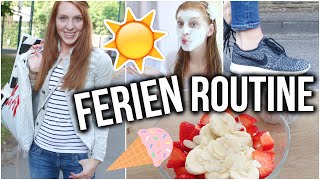 MEINE SOMMERFERIEN ROUTINE ♡  Gesichtsmaske frisches Sommer Make Up Shopping  VERLOSUNG [upl. by Eupheemia]