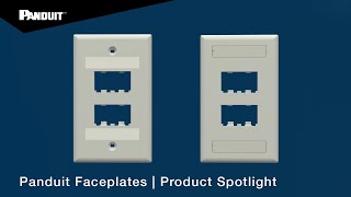 Panduit Faceplates  Product Spotlight [upl. by Wilhelmina]