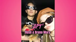 APT CHALLENGE rosébrunoapt rosesarerosie brunomars [upl. by Nevile]