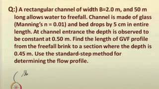 Standard step method for gradually varied flow computations [upl. by Leonerd638]