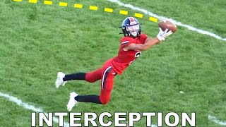 6 INTERCEPTIONS 🏈 HAWKS vs FALCONS 🏈 JV FOOTBALL GAME [upl. by Illek]