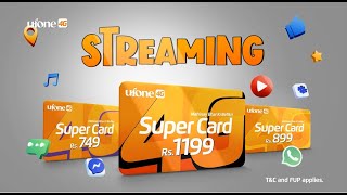 Ufone 4G  Super Card [upl. by Yklam444]