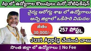 AP NEW GOVERNMENT JOBS UPDATES 2024DISTRICT WISE JOBS UPDATESAP LATEST JOB NOTIFICATION 2024 [upl. by Ojillek]