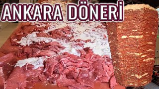 GÜNDE 750 KG DÖNER TAKIYORLAR Tüm Detaylarıyla Yaprak Döner Tarifi Ankara Döneri Nasıl Yapılır [upl. by Imuy]