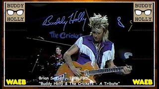 Brian Setzer  Buddy Holly Medley 1988 PBS quotRock Around With Ollie Veequot amp quotOh Boyquot [upl. by Bathesda]