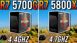 Ryzen 7 5700G vs Ryzen 7 5800X  Tested in 2023 [upl. by Waldman]