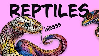 all about REPTILES 🦎🐢  BONUS downloads activity pages [upl. by Tiffa]