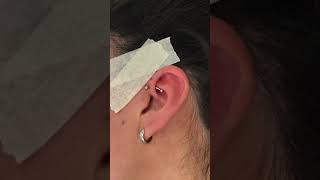 Anti helix piercing [upl. by Carolynn]