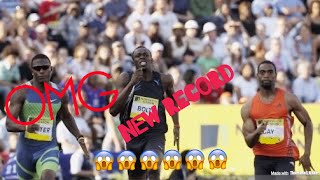 Xavier carter destroy usain bolt career  NEW RECORD [upl. by Ztnaj]