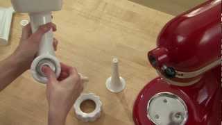 KitchenAid® Sausage Stuffer Attachment Kit [upl. by Eyahs]