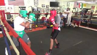 Shawn Porter vs Devin Haney sparring session [upl. by Acirrehs243]