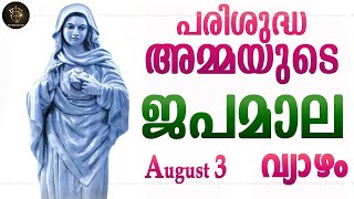 Rosary Malayalam I Japamala Malayalam I August 3 Thursday 2023 I Luminous Mysteries I 630 PM [upl. by Aimak]