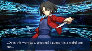 FateGrand Order  Ryougi Shiki Assassin Summon Voice line [upl. by Eikcim]