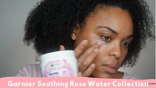 Garnier Rose Water Cleansing Milk Facial Mist and 3 in 1 Moisturizer [upl. by Angelina809]