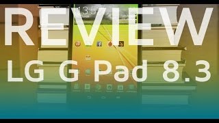 Review LG G Pad 83 Test  deutsch 📹 techloupe [upl. by Nawotna]