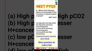 Breathing and exchange of gases class 11  Breathing and exchange of gases neet pyqs Neet mcqs [upl. by Veriee482]