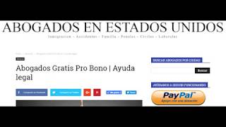 Abogados Gratis  Pro Bono Directorio [upl. by Becki225]