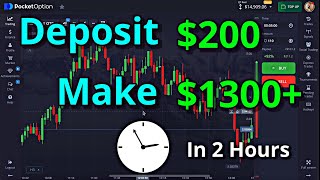 Pocket Option New Trick  100 Win  1 Minute Strategy  100 Accuracy  Make Money Online 2024 [upl. by Eilrahc363]