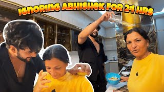 Ignoring Abhishek for 24 hours challenge  prank [upl. by Maribeth378]