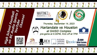 Football Harlandale vs Houston at SAISD Sports Complex 091323 [upl. by Yahsan]