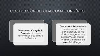 GLAUCOMA CONGENITO  DR VALLADARES [upl. by Beata647]