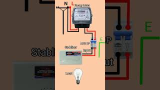 Stabilizer Connection in Home  Stabilizer ke connection Ghar me kese kare Shorts Stabilizer [upl. by Ferneau]