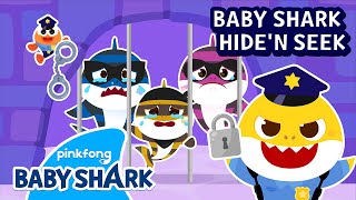 🚨Wail Wail Catch the Thief Shark Family  Baby Shark Hide and Seek Story  Baby Shark Official [upl. by Holsworth]