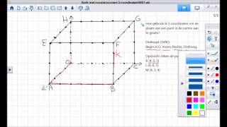 Wiskunde Hoe gebruik ik drie coördinaten om de plaats van een punt in de ruimte aan te geven [upl. by Aened]