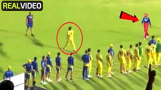 MS Dhoni refused to shake hands with Virat Kohli amp Team an egoistic gesture after losing CSK vs RCB [upl. by Persis224]