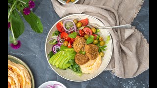 Falafel salad bowls [upl. by Capps]