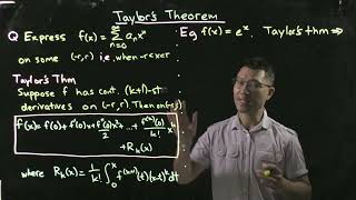 Taylors theorem [upl. by Irovi]