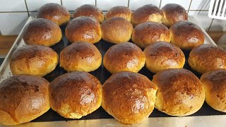 Süße Milchbrötchen backen TM6 TM5 Thermomix livito madre 15g Bierhefe [upl. by Elstan]