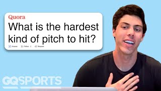 Christian Yelich Replies to Fans on the Internet  Actually Me  GQ Sports [upl. by Einaj]