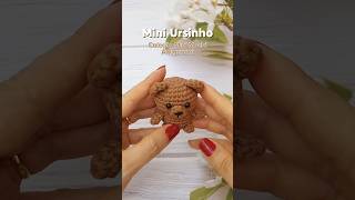 Mini Ursinho Amigurumi de Crochê amigurumipassoapasso crochet [upl. by Adnoluy]