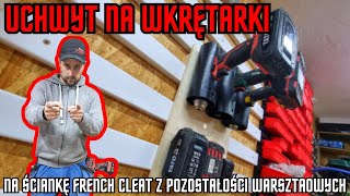 Jak zrobić uchwyt na wkrętarki  drill storage diy  Kornik amp Camp [upl. by Joash]