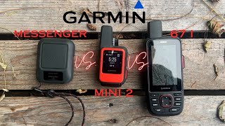 Inreach Mini 2 Vs Messenger Vs GPSMAP 67i  Best Satellite Communication Device from Garmin [upl. by Weihs419]