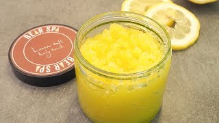 How to make lemon salt scrub [upl. by Atikel110]