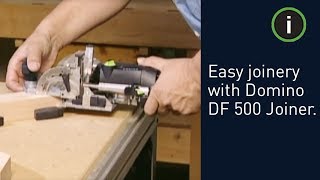 Festool Domino DF 500 Joiner  Easy Mortise and Tenon Joinery [upl. by Ludwig845]