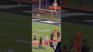 Freshman year 18 yard touchdown vs Mccamey 2023 [upl. by Lubbock]