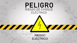 Peligro riesgo de choque eléctrico [upl. by Windzer668]