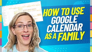 How to Setup A Google Family Calendar for the Ultimate Family Planner [upl. by Akaenahs938]