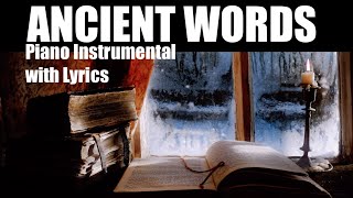 ANCIENT WORDS  Instrumental Worship 🎹  Lyric Video [upl. by Barnum]