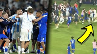 France vs Argentina Olympic 2024 The Reason Behind The Chaos and Fight [upl. by Airam]